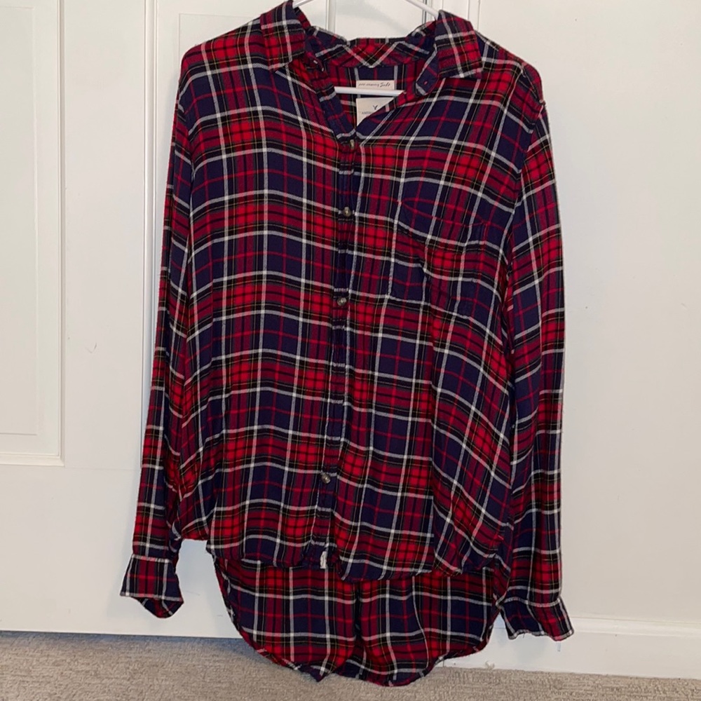 American Eagle Amazing Soft Boyfriend Fit Flannel